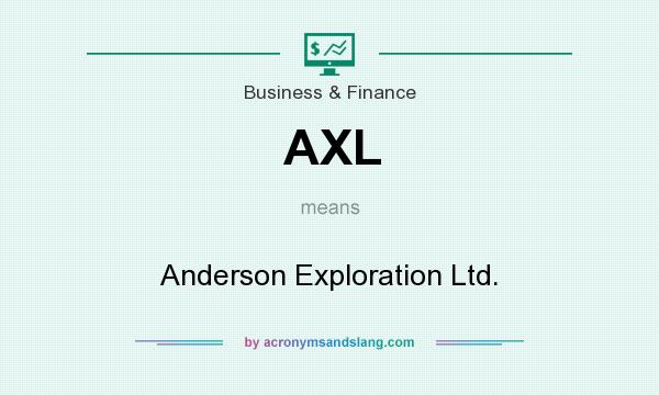 What does AXL mean? It stands for Anderson Exploration Ltd.