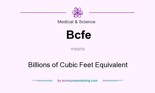 What does Bcfe mean? It stands for Billions of Cubic Feet Equivalent