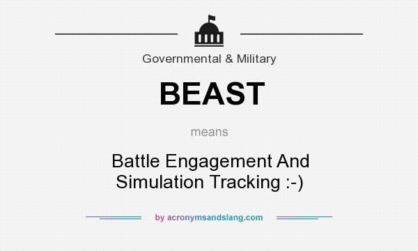 What does BEAST mean? It stands for Battle Engagement And Simulation Tracking :-)