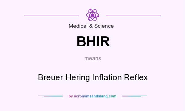 What does BHIR mean? It stands for Breuer-Hering Inflation Reflex
