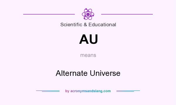 What does AU mean? It stands for Alternate Universe