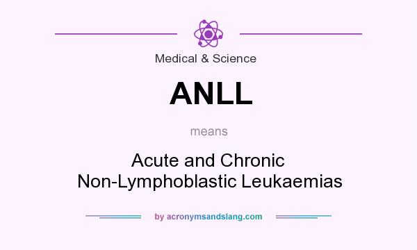 What does ANLL mean? It stands for Acute and Chronic Non-Lymphoblastic Leukaemias