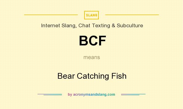 What does BCF mean? It stands for Bear Catching Fish