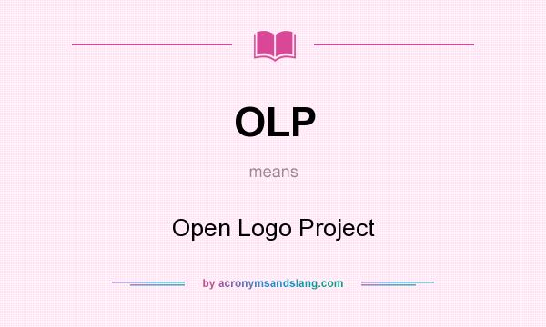 What does OLP mean? It stands for Open Logo Project