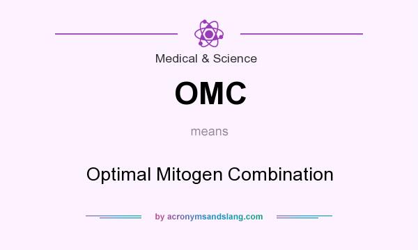 What does OMC mean? It stands for Optimal Mitogen Combination