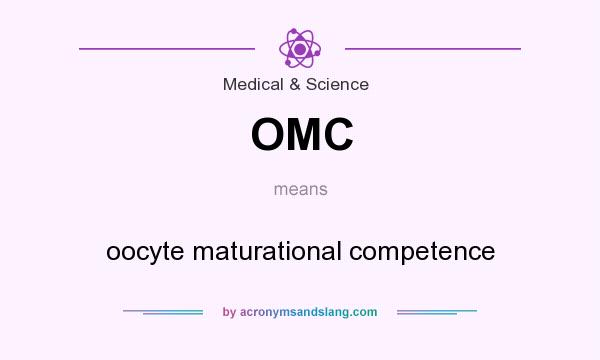 What does OMC mean? It stands for oocyte maturational competence