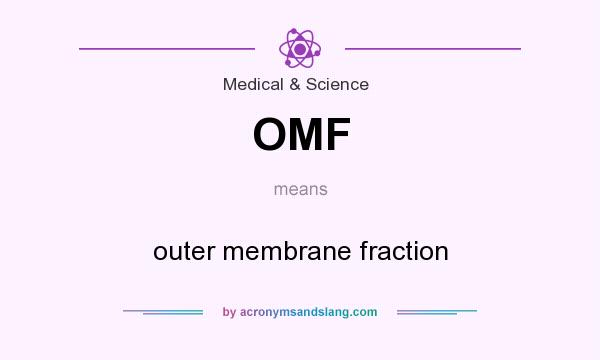 What does OMF mean? It stands for outer membrane fraction