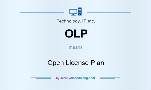 What does OLP mean? It stands for Open License Plan