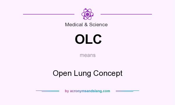 What does OLC mean? It stands for Open Lung Concept