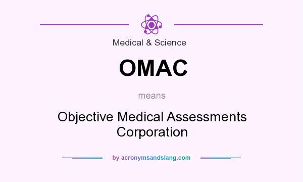 What does OMAC mean? It stands for Objective Medical Assessments Corporation