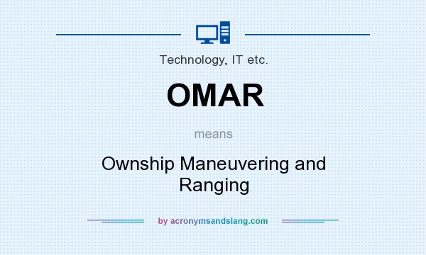 What does OMAR mean? It stands for Ownship Maneuvering and Ranging