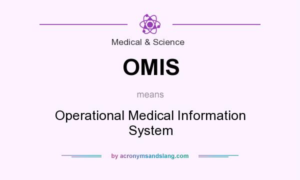 What does OMIS mean? It stands for Operational Medical Information System