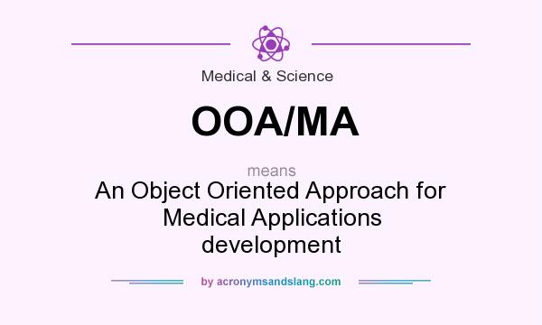 What does OOA/MA mean? It stands for An Object Oriented Approach for Medical Applications development
