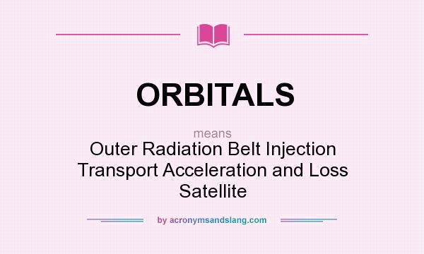 What does ORBITALS mean? It stands for Outer Radiation Belt Injection Transport Acceleration and Loss Satellite
