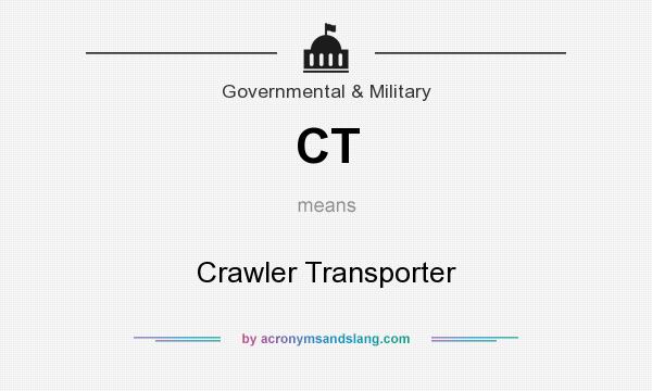 What does CT mean? It stands for Crawler Transporter
