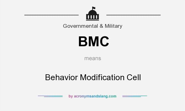 What does BMC mean? It stands for Behavior Modification Cell