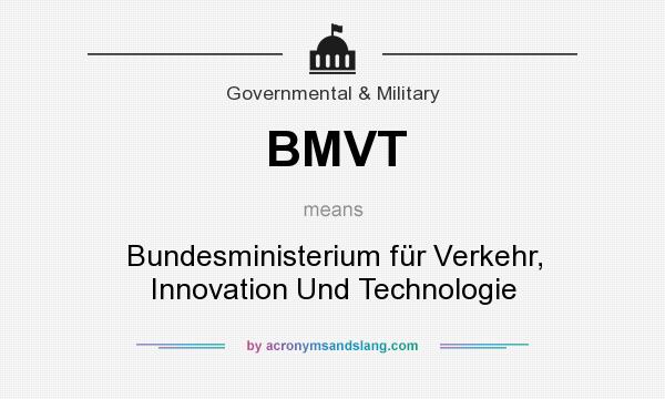 What does BMVT mean? It stands for Bundesministerium für Verkehr, Innovation Und Technologie