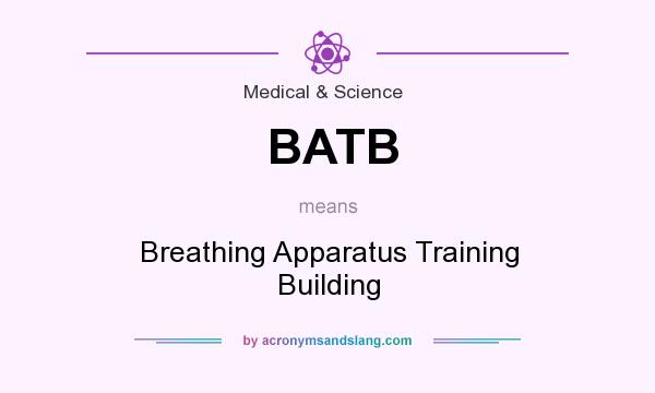 What does BATB mean? It stands for Breathing Apparatus Training Building