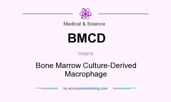 What does BMCD mean? It stands for Bone Marrow Culture-Derived Macrophage