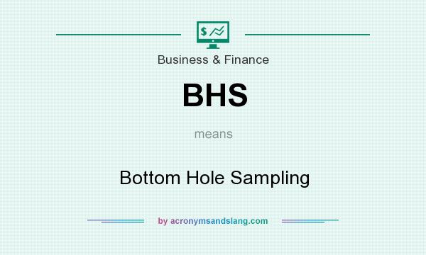 What does BHS mean? It stands for Bottom Hole Sampling