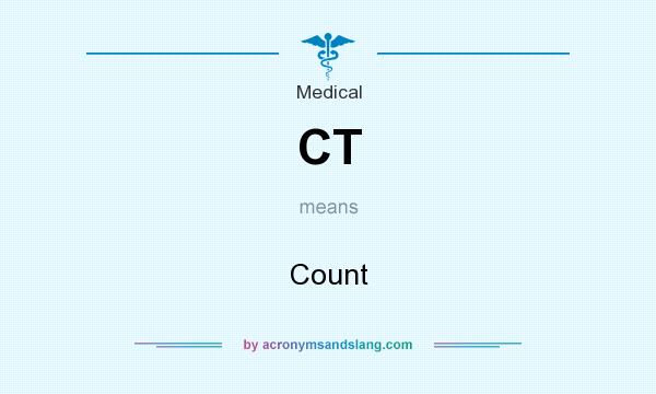 What does CT mean? It stands for Count