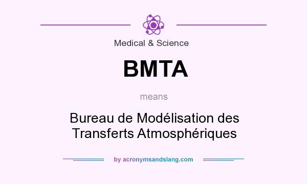 What does BMTA mean? It stands for Bureau de Modélisation des Transferts Atmosphériques