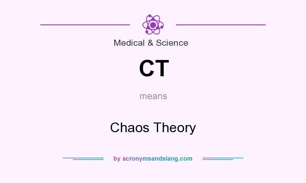 What does CT mean? It stands for Chaos Theory