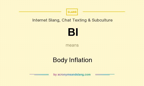 What does BI mean? It stands for Body Inflation