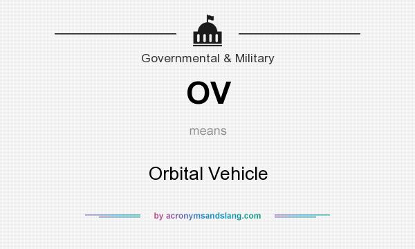What does OV mean? It stands for Orbital Vehicle
