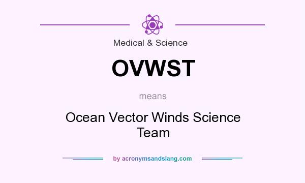 What does OVWST mean? It stands for Ocean Vector Winds Science Team