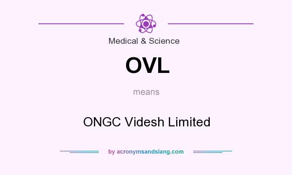 What does OVL mean? It stands for ONGC Videsh Limited