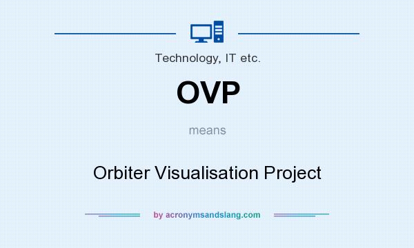 What does OVP mean? It stands for Orbiter Visualisation Project