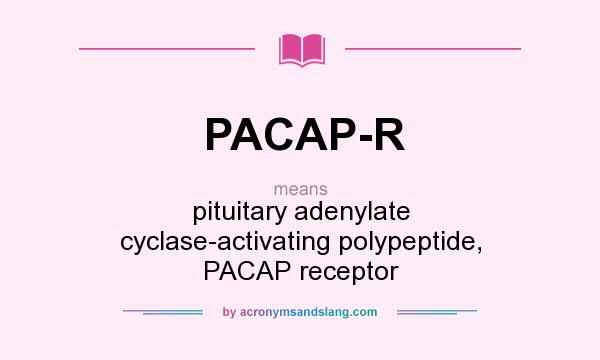 What does PACAP-R mean? It stands for pituitary adenylate cyclase-activating polypeptide, PACAP receptor