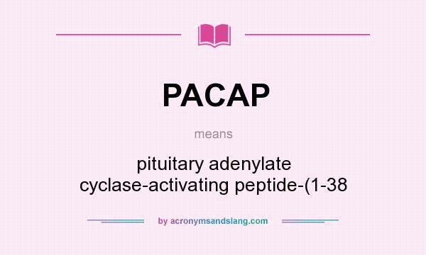 What does PACAP mean? It stands for pituitary adenylate cyclase-activating peptide-(1-38