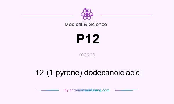 What does P12 mean? It stands for 12-(1-pyrene) dodecanoic acid