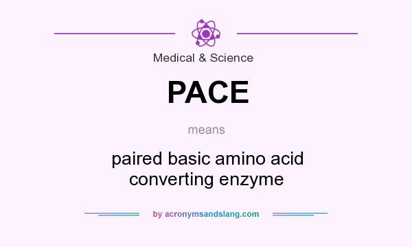 What does PACE mean? It stands for paired basic amino acid converting enzyme