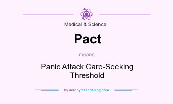 What does Pact mean? It stands for Panic Attack Care-Seeking Threshold
