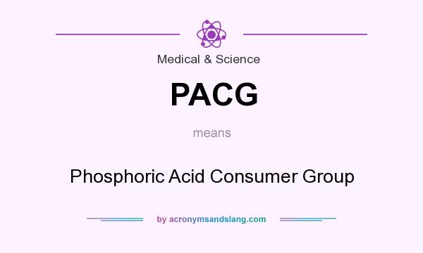 What does PACG mean? It stands for Phosphoric Acid Consumer Group