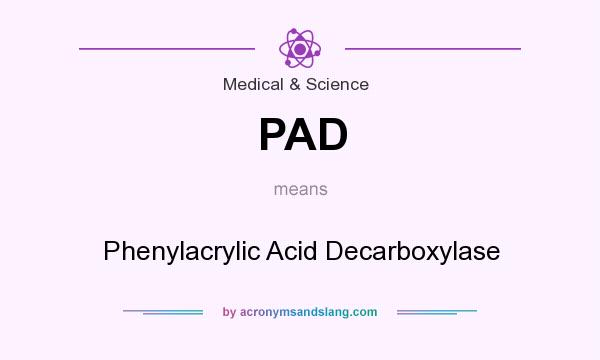What does PAD mean? It stands for Phenylacrylic Acid Decarboxylase
