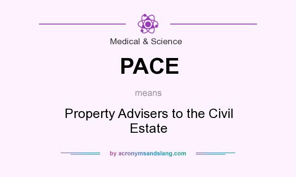What does PACE mean? It stands for Property Advisers to the Civil Estate
