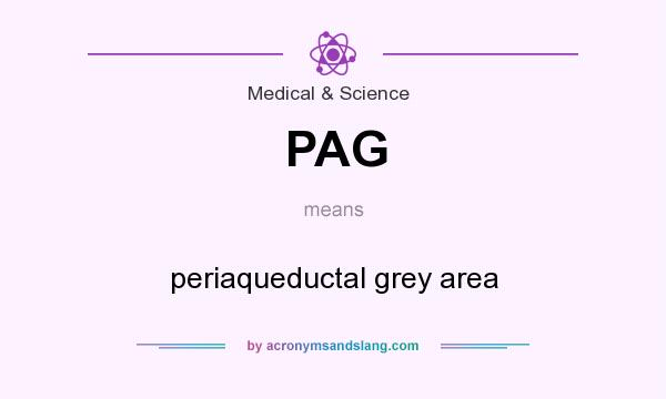 What does PAG mean? It stands for periaqueductal grey area
