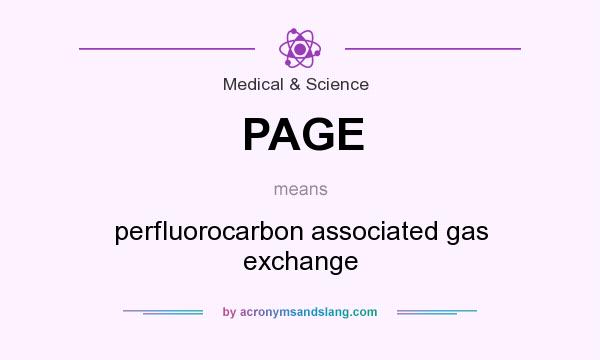 What does PAGE mean? It stands for perfluorocarbon associated gas exchange