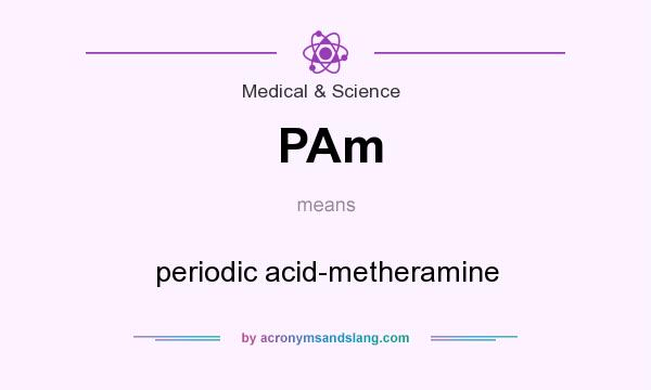 What does PAm mean? It stands for periodic acid-metheramine