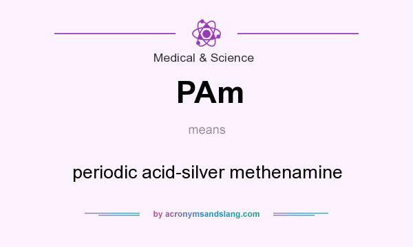What does PAm mean? It stands for periodic acid-silver methenamine