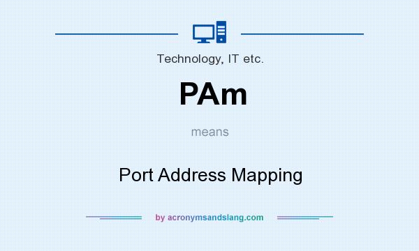 What does PAm mean? It stands for Port Address Mapping