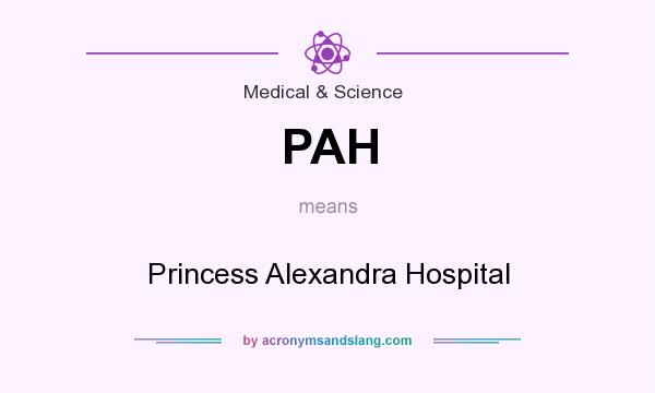 What does PAH mean? It stands for Princess Alexandra Hospital