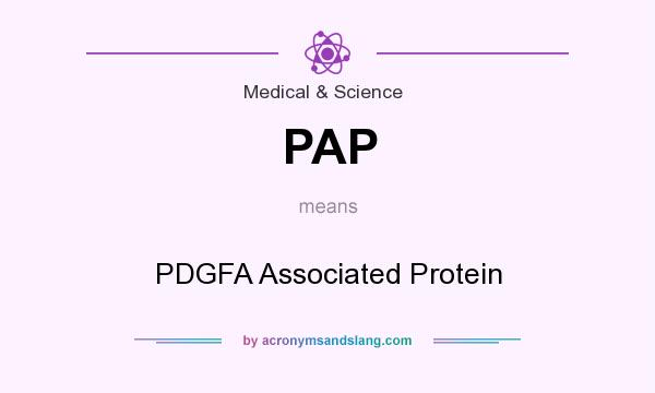 What does PAP mean? It stands for PDGFA Associated Protein