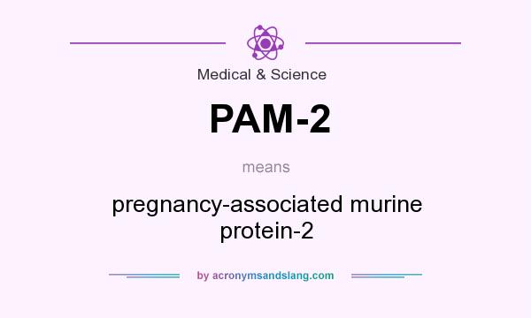 What does PAM-2 mean? It stands for pregnancy-associated murine protein-2