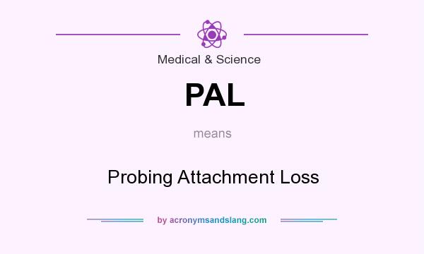 What does PAL mean? It stands for Probing Attachment Loss