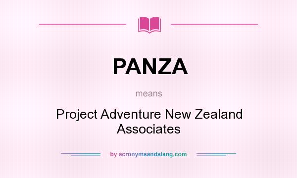 What does PANZA mean? It stands for Project Adventure New Zealand Associates